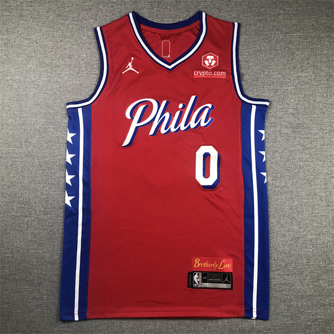 Tyrese Maxey #0 Philadelphia 76ers  City Edition Swingman Embroidered Jersey