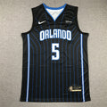 Paolo Banchero#5 Orlando Magic Black City Edition Swingman Embroidered Jersey