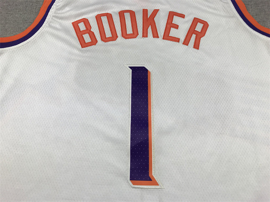 Devin Booker #1 Phoenix Suns 2024 City Edition Swingman Embroidered Jersey