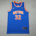 Karl-Anthony Towns#32 New York Knicks Blue City Edition Swingman Embroidered Jersey