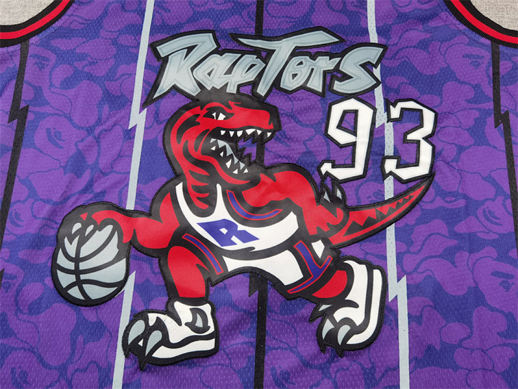 BAPE Collaboration #93 Toronto Raptors 1998-99 Throwback Embroidered Jersey