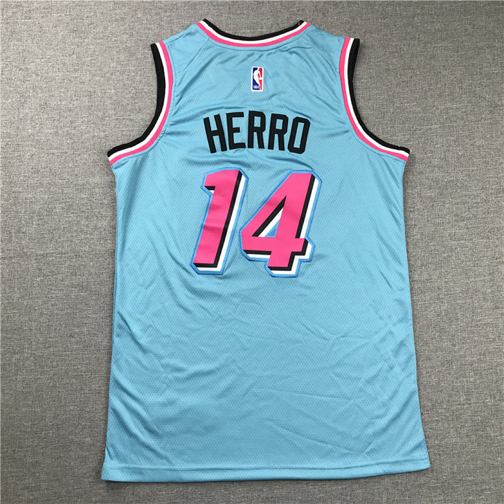 Tyler Herro# 14 Miami Heat  City Edition Swingman Embroidered Jersey