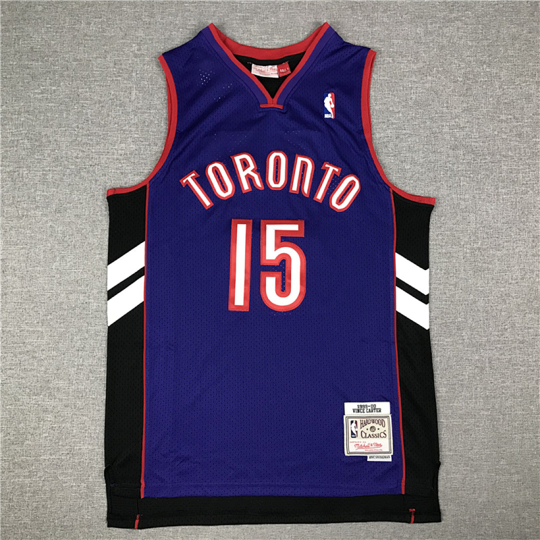 Vincent Carter #15 Toronto Raptors 1999-00 Throwback Embroidered Jersey