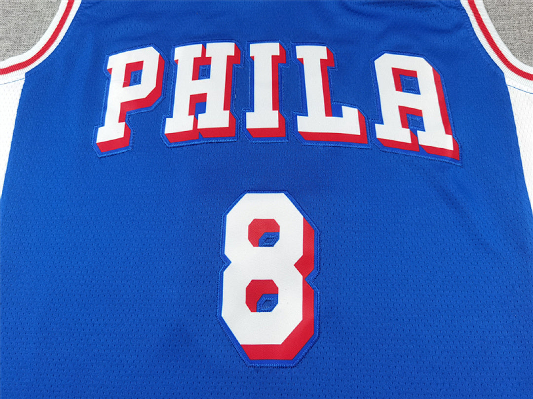 Paul George #8 Philadelphia 76ers City Edition Swingman Embroidered Jersey