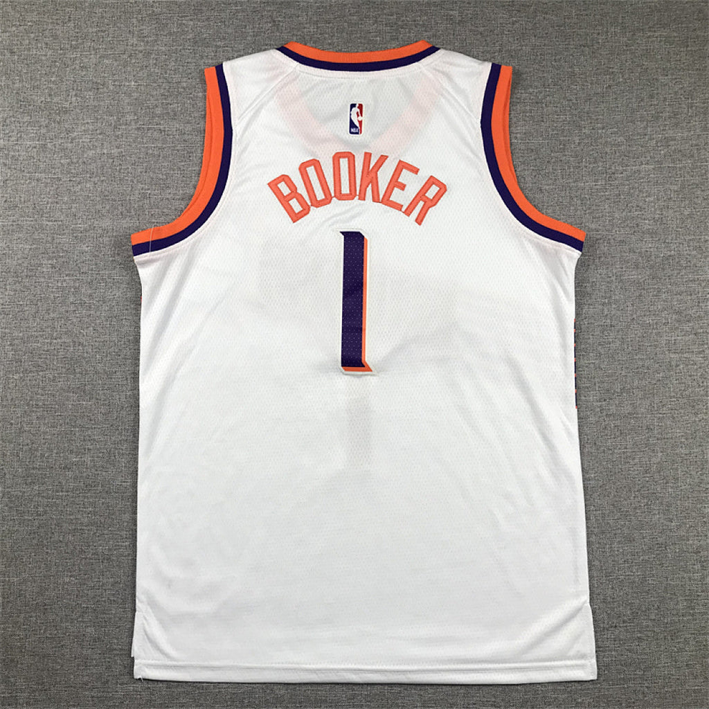 Youth Devin Booker Phoenix Suns #1 City Edition Swingman Embroidered Jersey