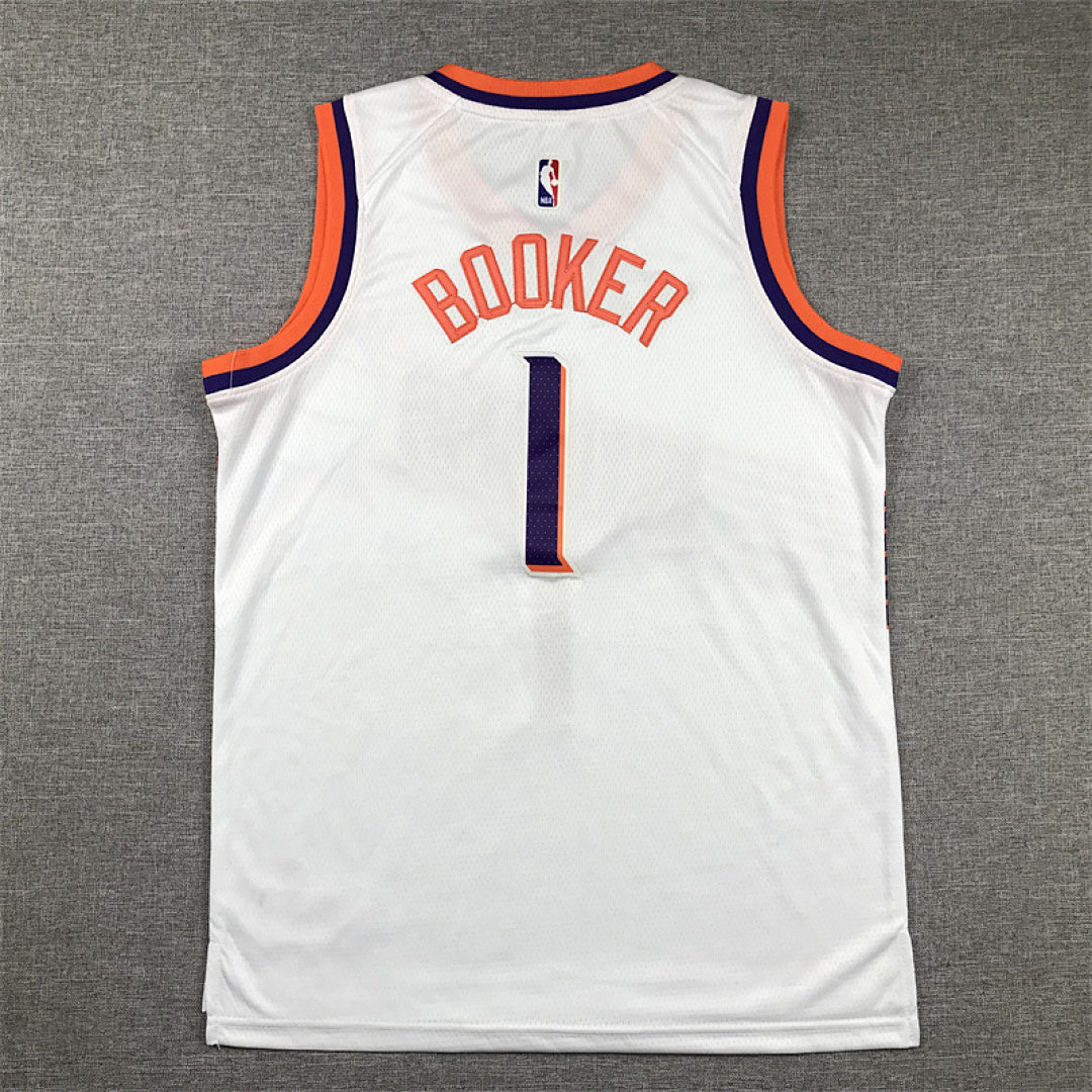 Youth Devin Booker Phoenix Suns #1 City Edition Swingman Embroidered Jersey