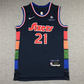 Joel Hans Embiid #21 Philadelphia 76ers 2022 City Edition Swingman Embroidered Jersey