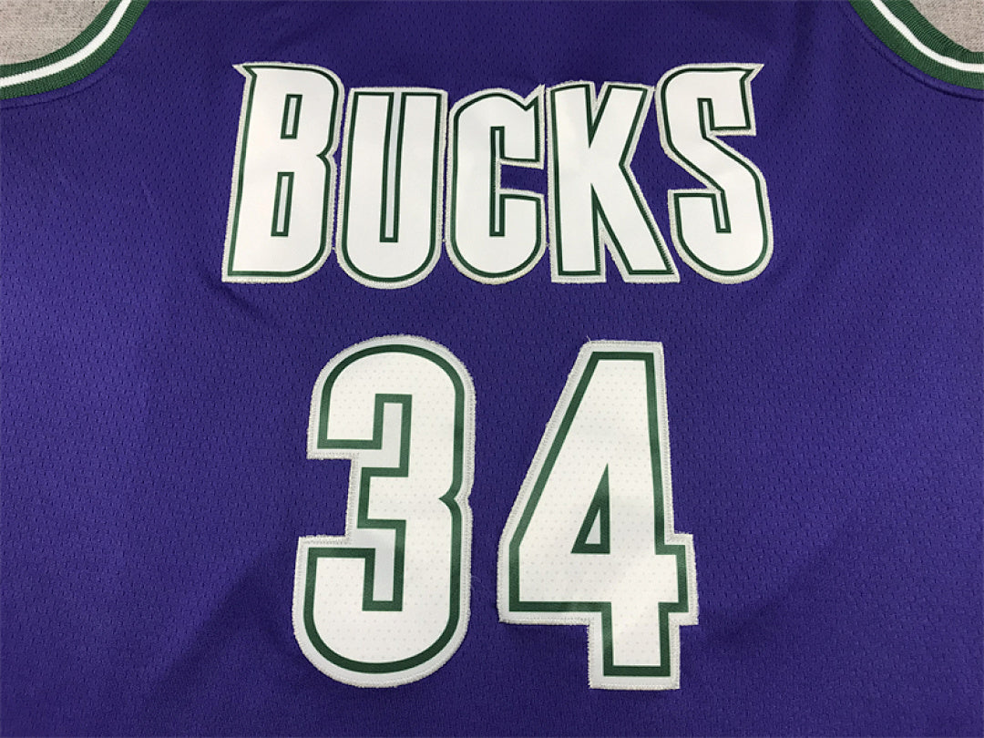 Giannis Antetokounmpo# 34 Milwaukee Bucks 2023 City Edition Swingman Embroidered Jersey