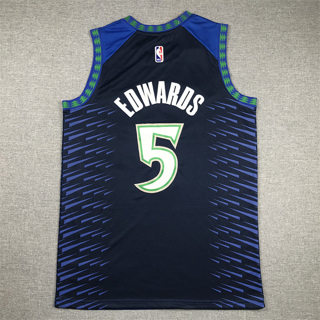 Anthony Edwards #5 Minnesota Timberwolves City Edition Swingman Embroidered Jersey