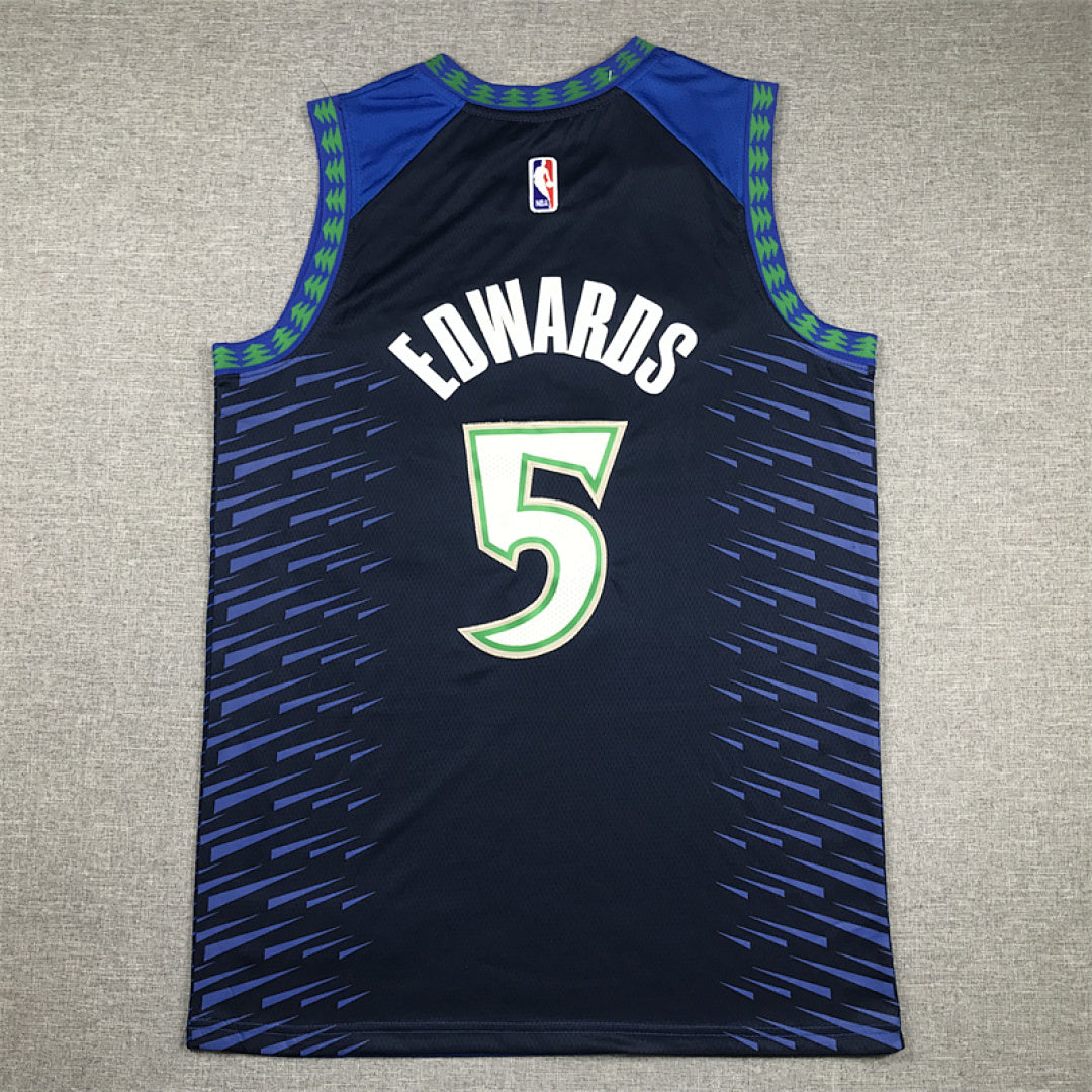 Anthony Edwards #5 Minnesota Timberwolves City Edition Swingman Embroidered Jersey