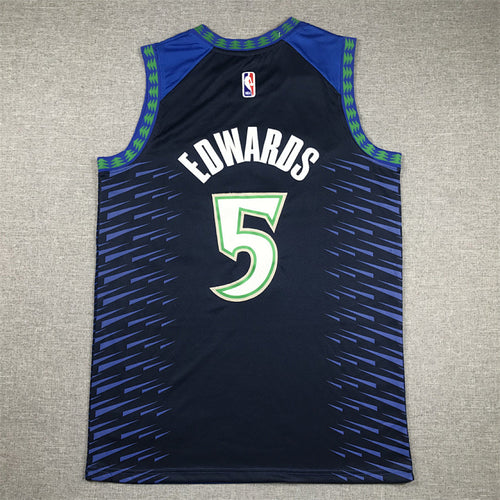 Anthony Edwards #5 Minnesota Timberwolves City Edition Swingman Embroidered Jersey