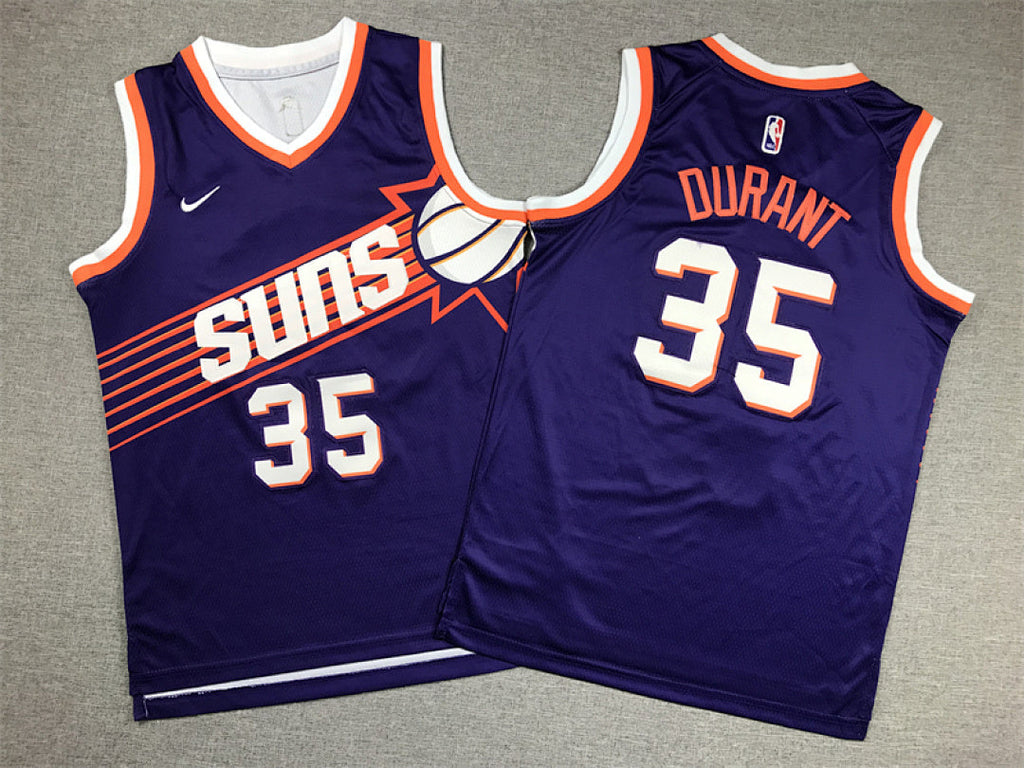 Youth Kevin Durant Phoenix Suns #35 City Edition Swingman Embroidered Jersey
