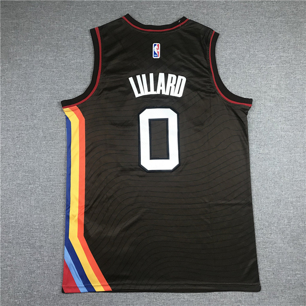 Damian Lillard #0 Portland Trail Blazers City Edition Swingman Embroidered Jersey