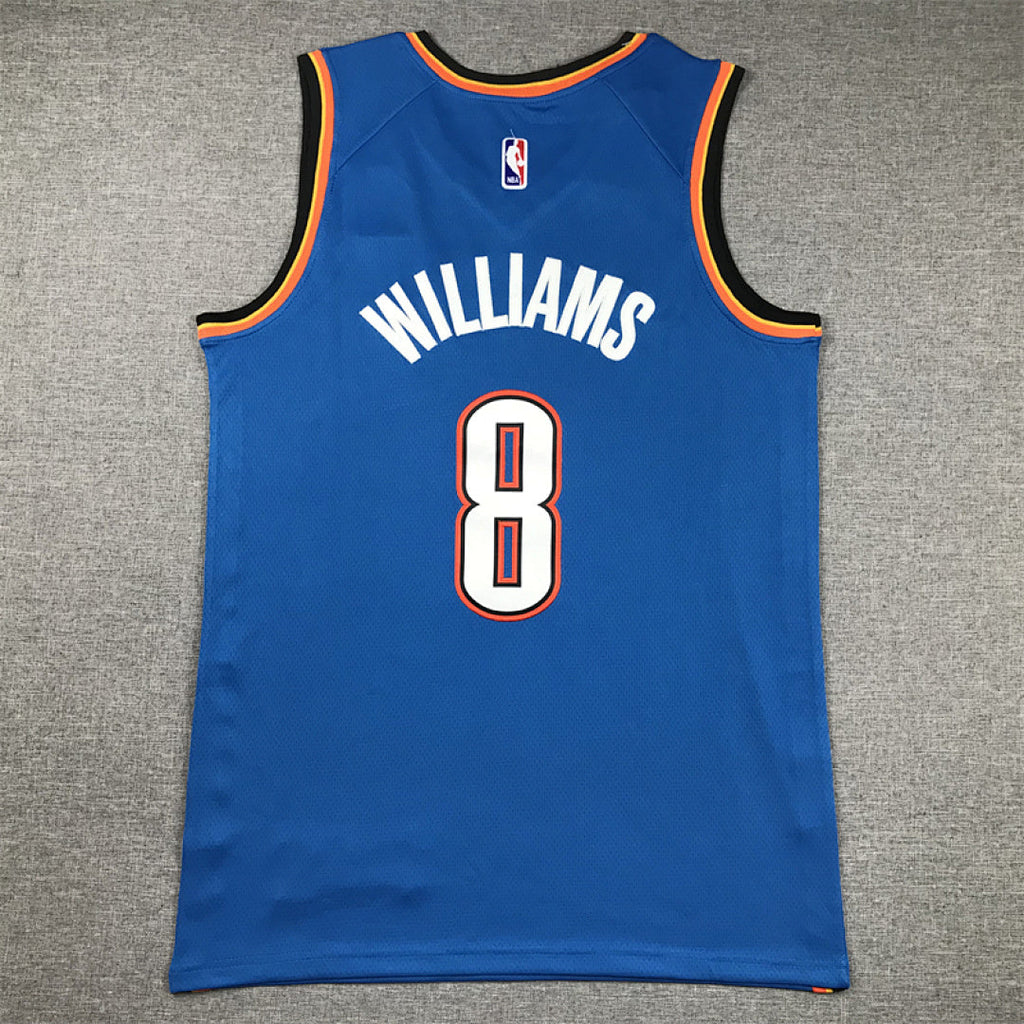 Jalen Williams#8 Oklahoma City Thunder City Edition Swingman Embroidered Jersey
