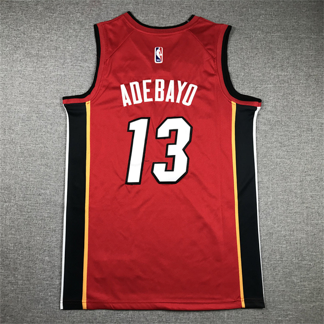 Bam Adebayo# 13 Miami Heat City Edition Swingman Embroidered Jersey