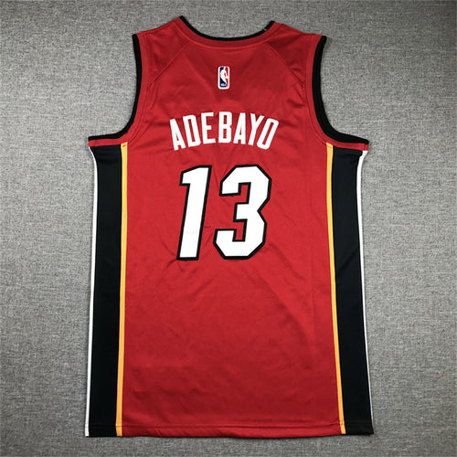 Bam Adebayo# 13 Miami Heat City Edition Swingman Embroidered Jersey