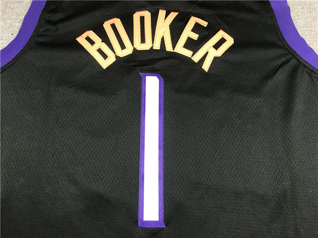 Devin Booker#1 Phoenix Suns City Edition Swingman Embroidered Jersey