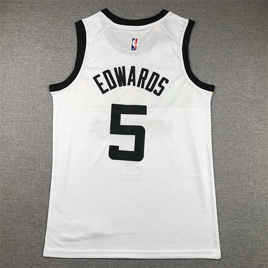 Anthony Edwards #5 Minnesota Timberwolves 2023 City Edition Swingman Embroidered Jersey