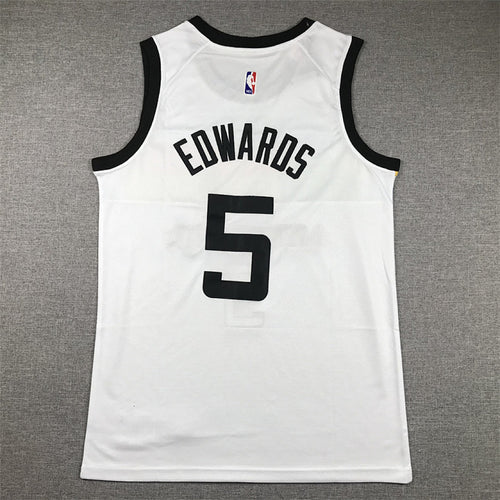 Anthony Edwards #5 Minnesota Timberwolves 2023 City Edition Swingman Embroidered Jersey