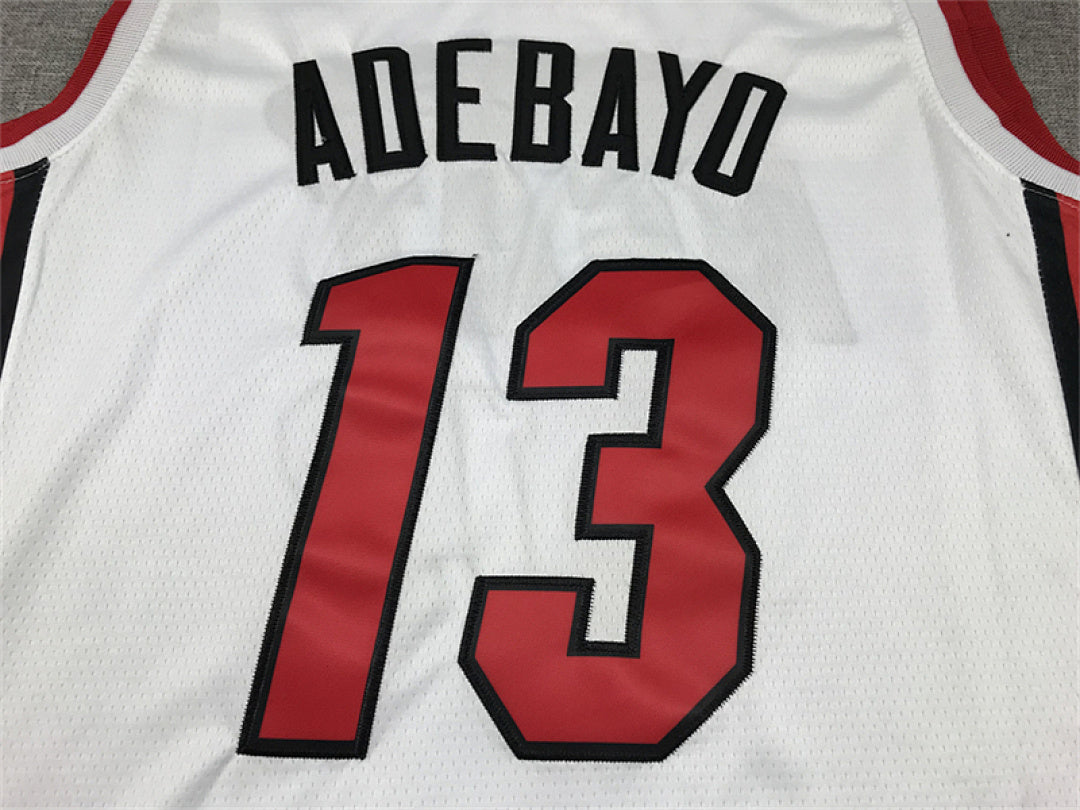 Bam Adebayo# 13 Miami Heat City Edition Swingman Embroidered Jersey