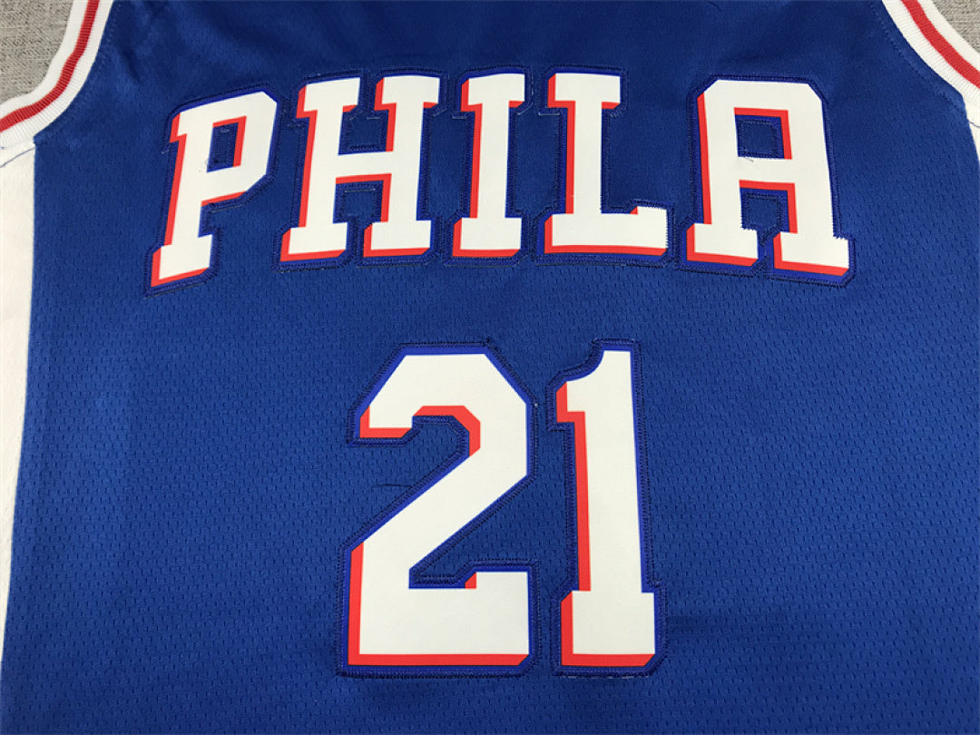 Joel Embiid #21 Philadelphia 76ers City Edition Swingman Embroidered Jersey