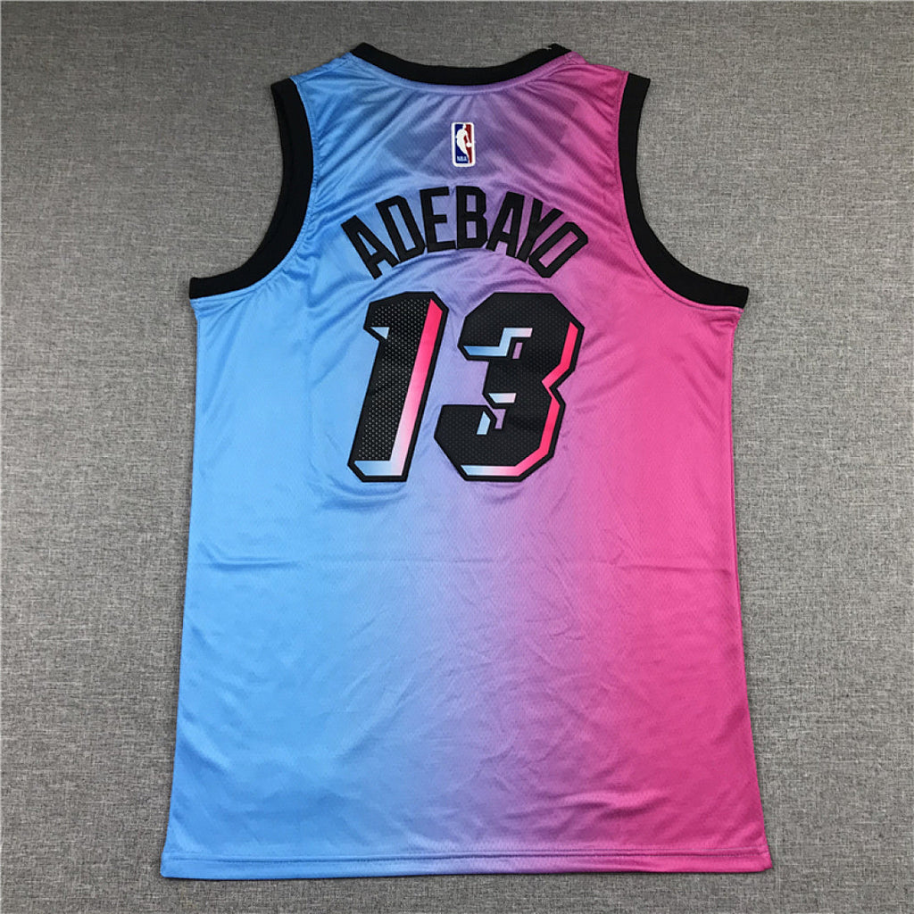 Bam Adebayo# 13 Miami Heat City Edition Swingman Embroidered Jersey