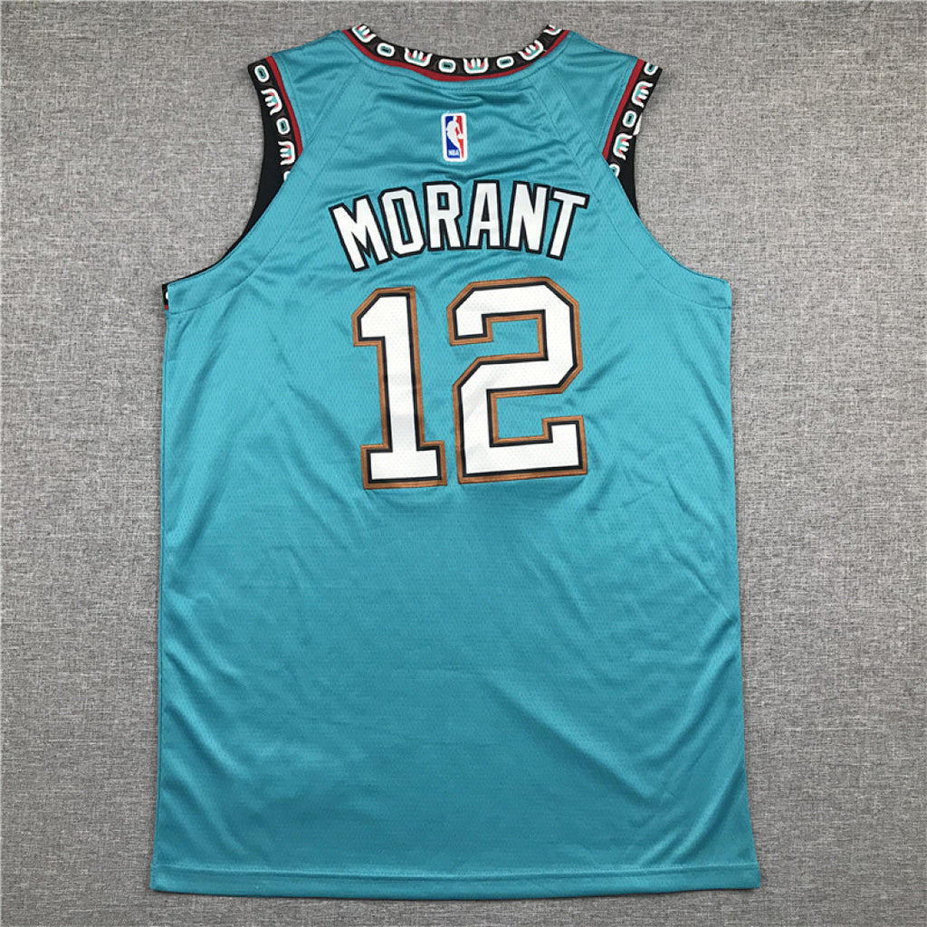 Ja Morant# 12 Memphis Grizzlies  City Edition Swingman Embroidered Jersey