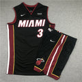 Miami Heat Dwyane Wade #3 City Edition Swingman Set — Embroidered