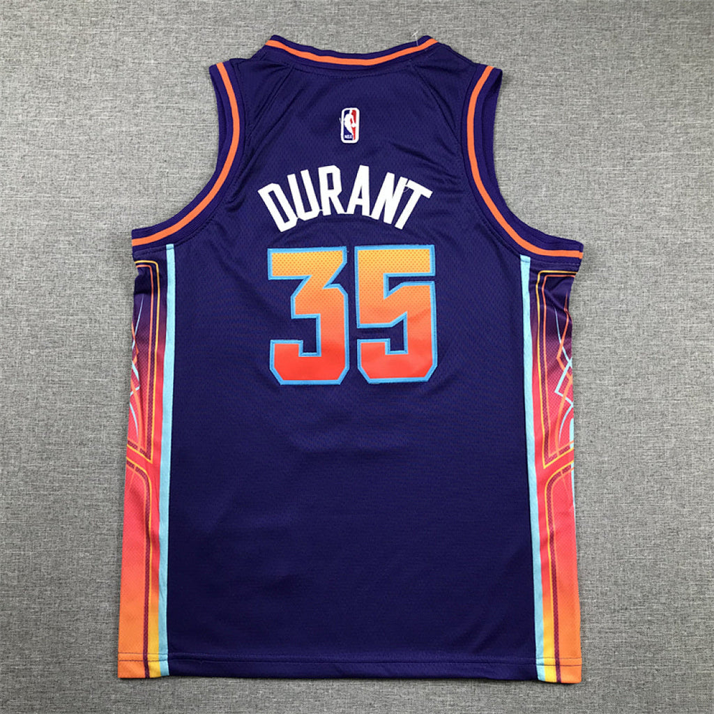 Youth Kevin Durant Phoenix Suns #35 City Edition Swingman Embroidered Jersey