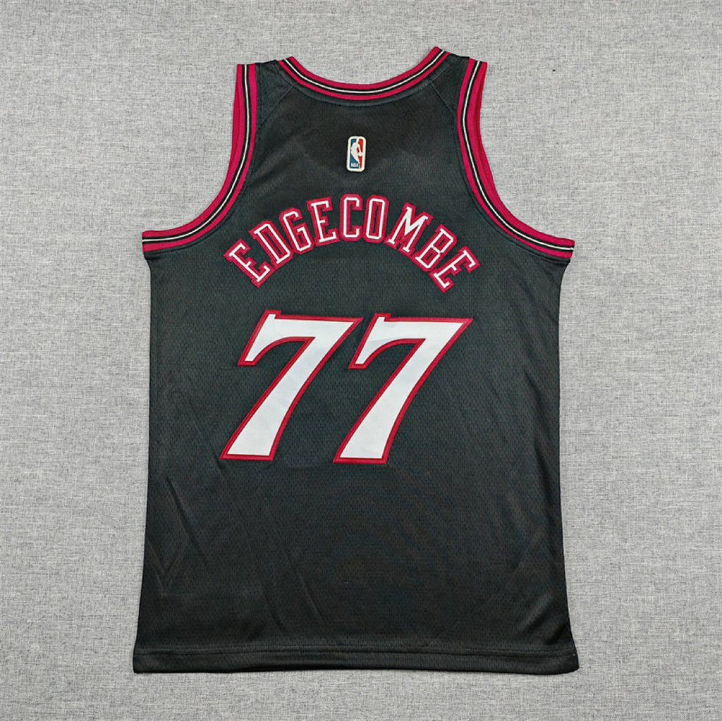 Youth VJ Edgecombe Philadelphia 76ers #77 City Edition Embroidered Jersey