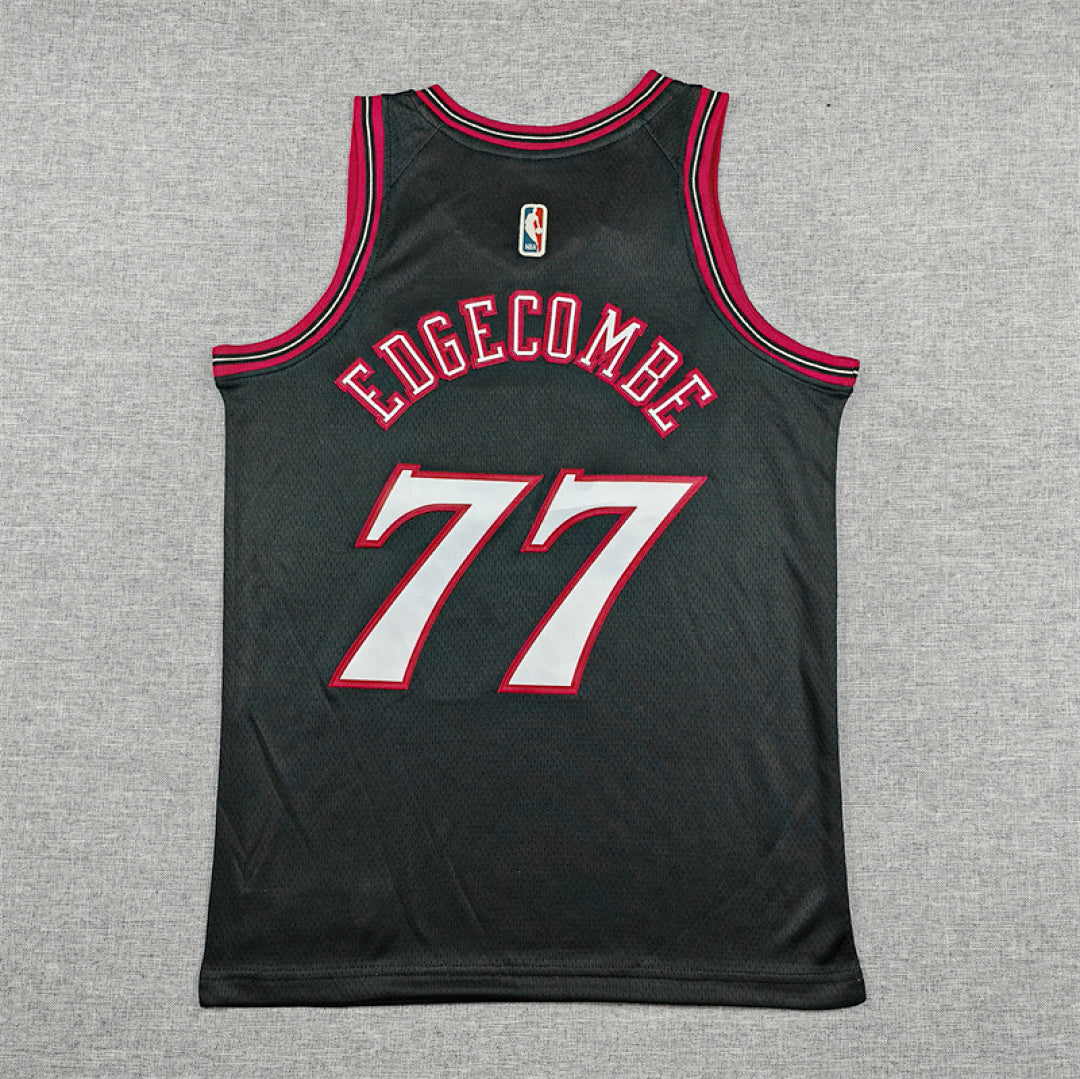 Youth VJ Edgecombe Philadelphia 76ers #77 City Edition Embroidered Jersey