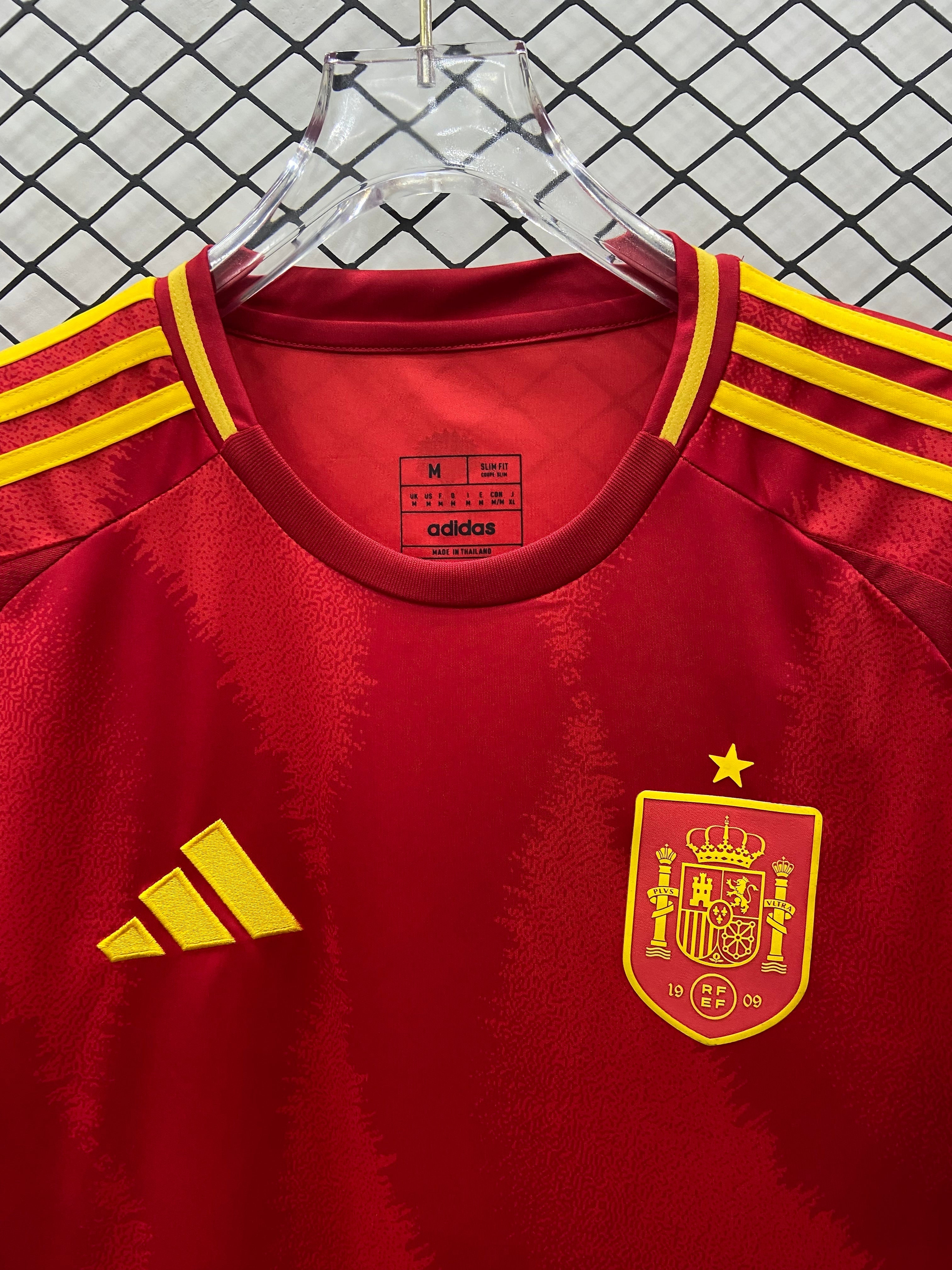 2025 Spain Home Red Jersey