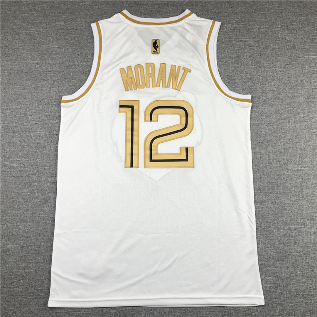 Ja Morant# 12 Memphis Grizzlies  City Edition Swingman Embroidered Jersey