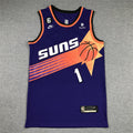 Devin Booker #1 Phoenix Suns Purple City Edition Swingman Embroidered Jersey