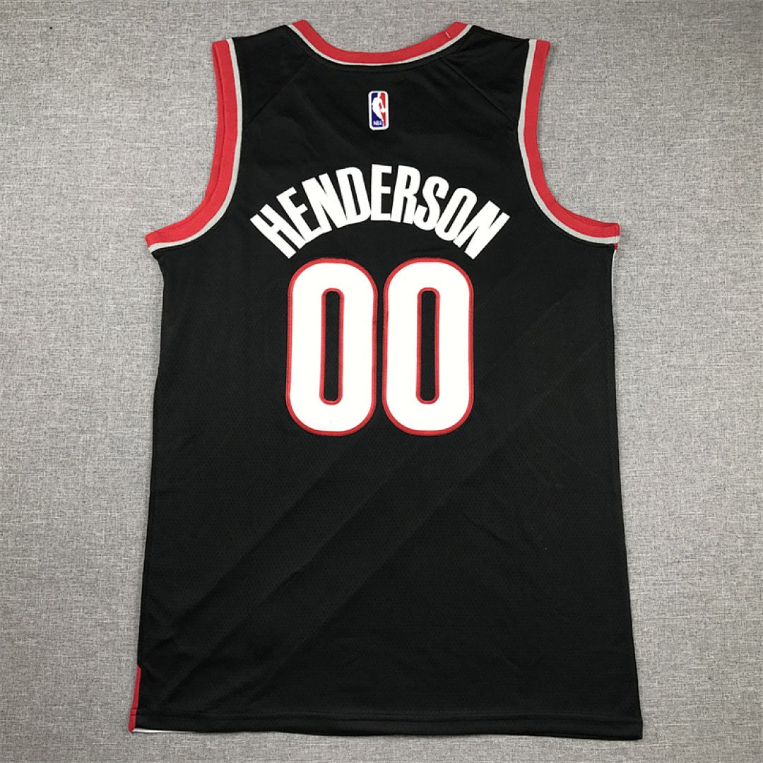 Scoot Henderson#00 Portland Trail Blazers City Edition Swingman Embroidered Jersey