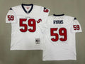 Mens DeMeco Ryans #59 white Houston Texans Vintage Throwback Jersey