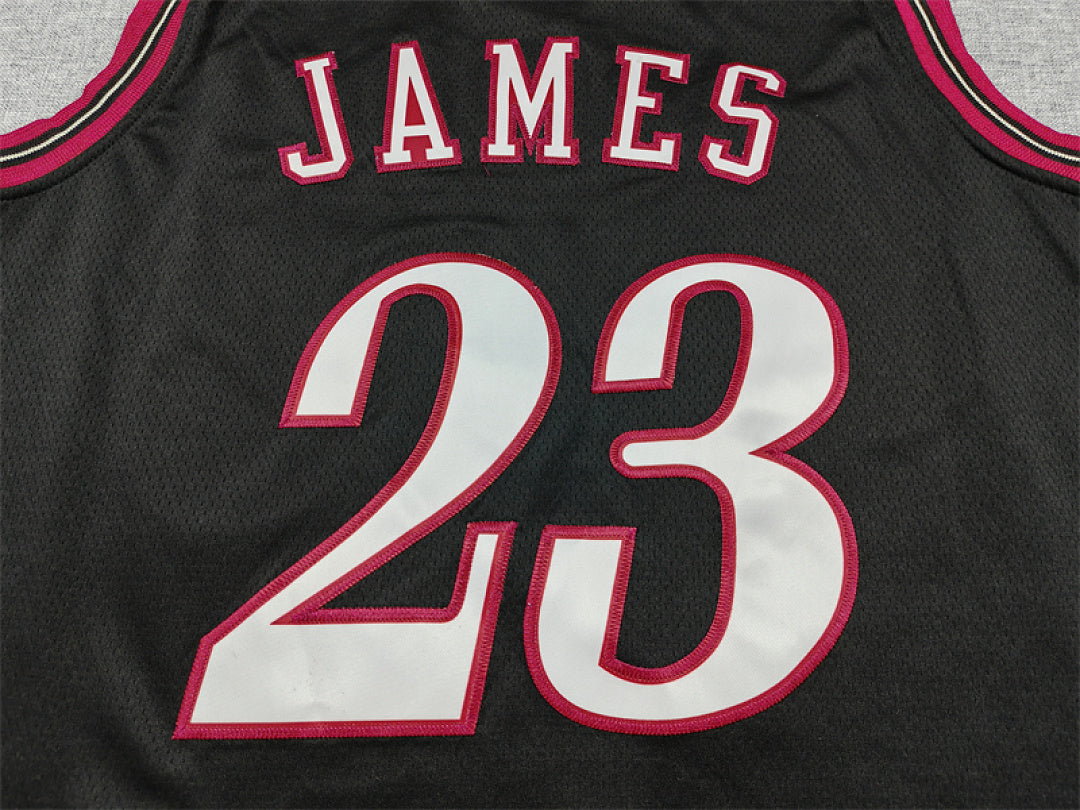 Philadelphia 76ers LeBron James #23 Black Jersey – Embroidered