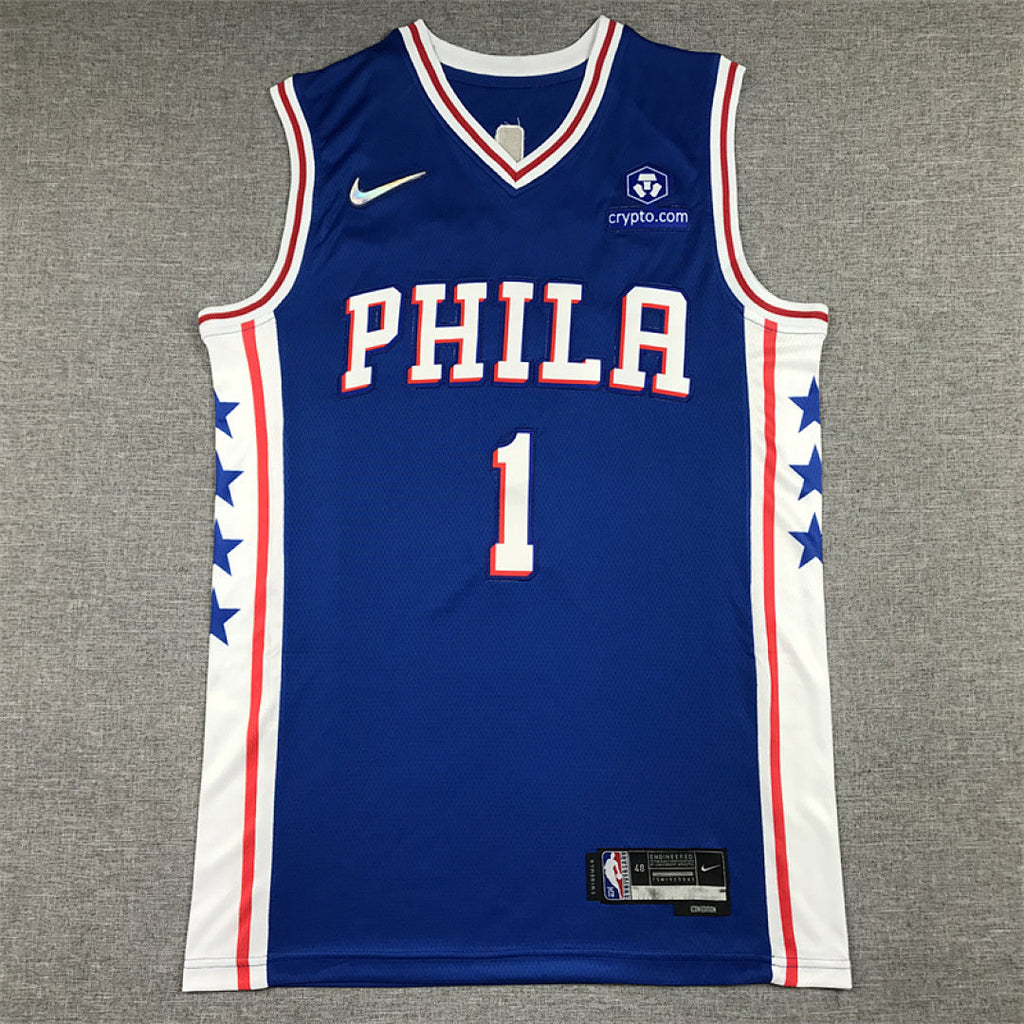 James Harden #1 Philadelphia 76ers  City Edition Swingman Embroidered Jersey