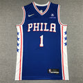 James Harden #1 Philadelphia 76ers  City Edition Swingman Embroidered Jersey