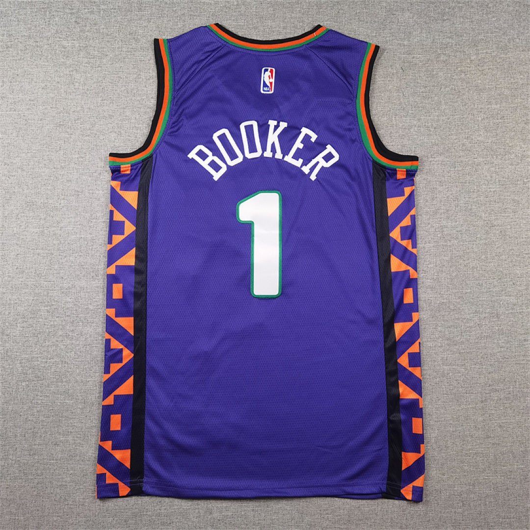 Devin Booker#1 Phoenix Suns 2025 City Edition Swingman Embroidered Jersey