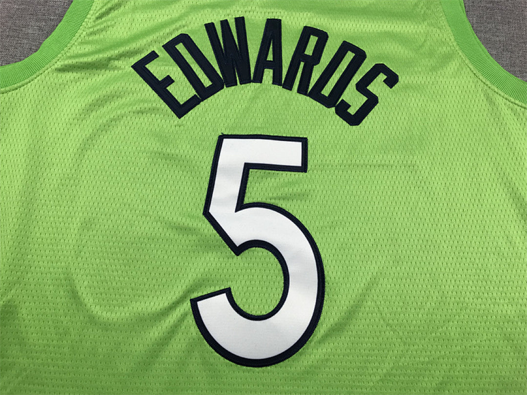 Anthony Edwards #5 Minnesota Timberwolves City Edition Swingman Embroidered Jersey