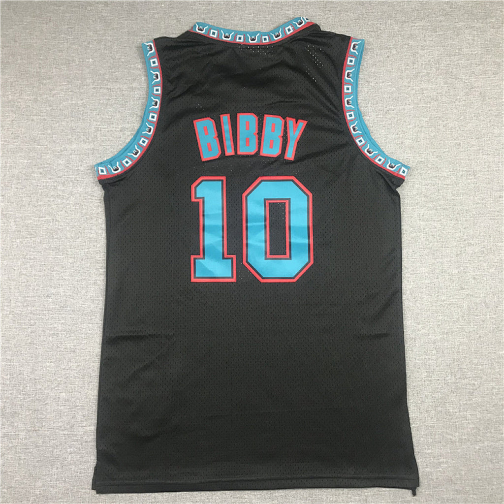 Mike Bibby# 10 Memphis Grizzlies Black City Edition Swingman Embroidered Jersey