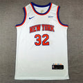 Karl-Anthony Towns#32 New York Knicks White City Edition Swingman Embroidered Jersey
