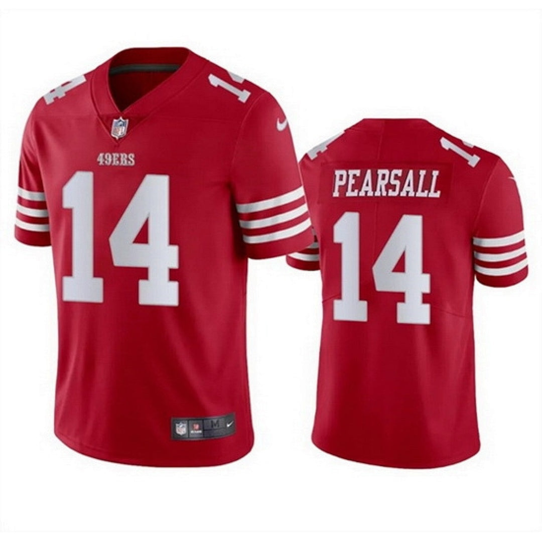 San Francisco 49ers Ricky Pearsall #14 Red Jersey