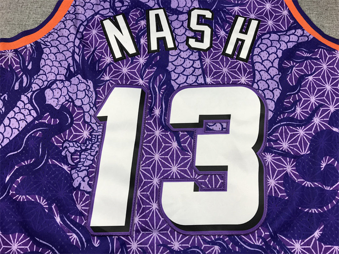 Steve Nash #13 Phoenix Suns 1996-97 (Year of the Dragon Limited Edition) Throwback Embroidered Jersey