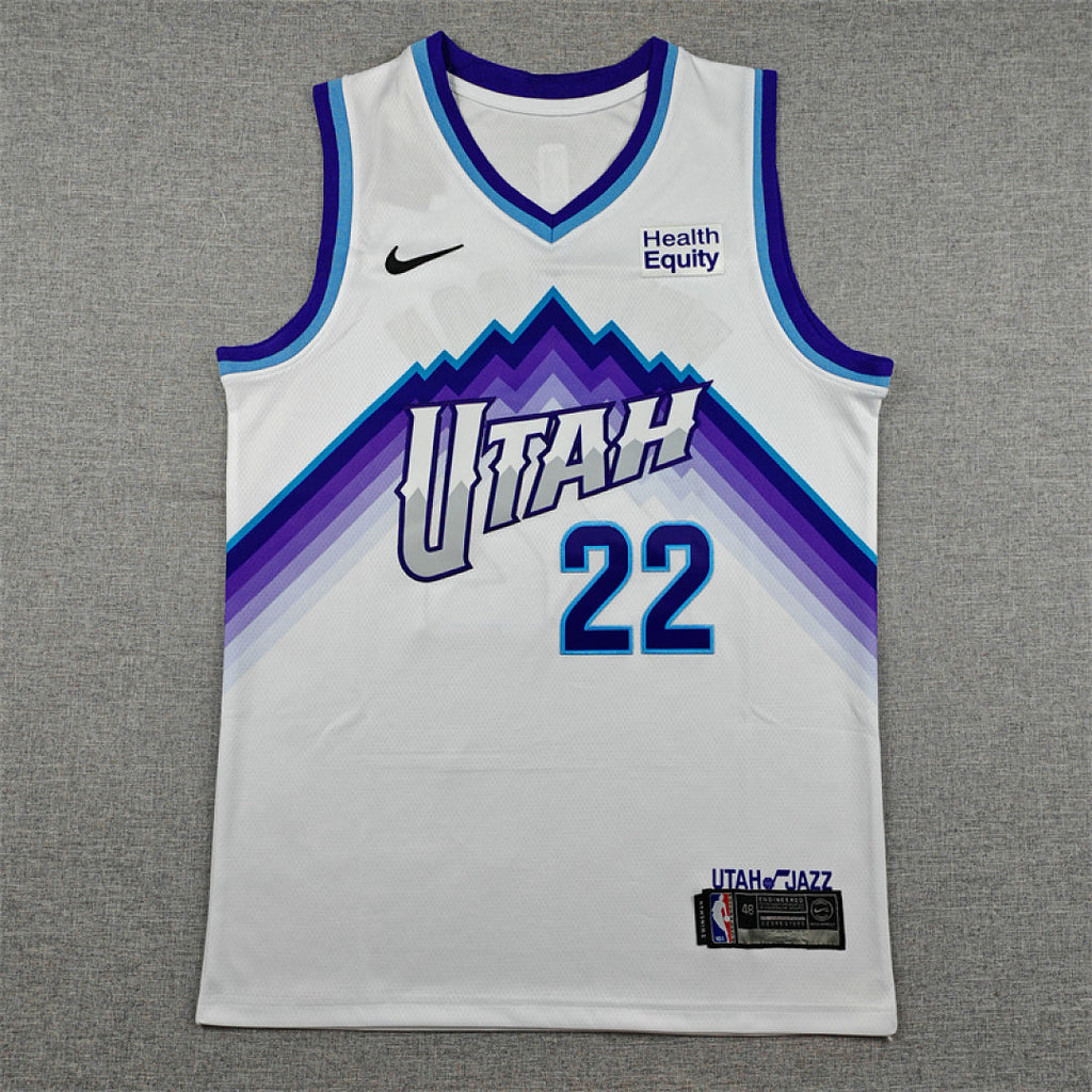 Utah Jazz Darryn Peterson #22 White Jersey – Embroidered