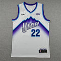 Utah Jazz Darryn Peterson #22 White Jersey – Embroidered
