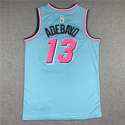 Bam Adebayo# 13 Miami Heat  City Edition Swingman Embroidered Jersey