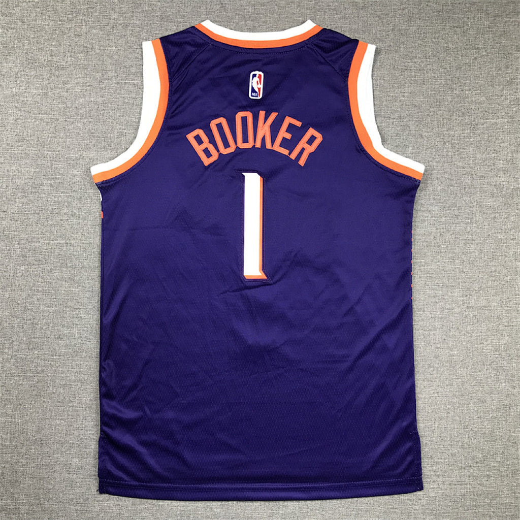 Youth Devin Booker Phoenix Suns #1 City Edition Swingman Embroidered Jersey