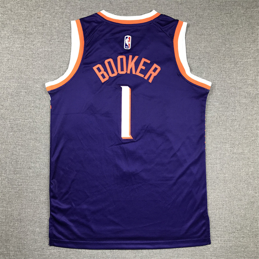 Youth Devin Booker Phoenix Suns #1 City Edition Swingman Embroidered Jersey